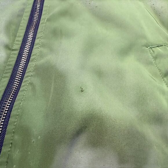 Lurking Class No Masters Bomber Jacket Green Sherpa Hood Men’s Medium - Picture 7 of 13